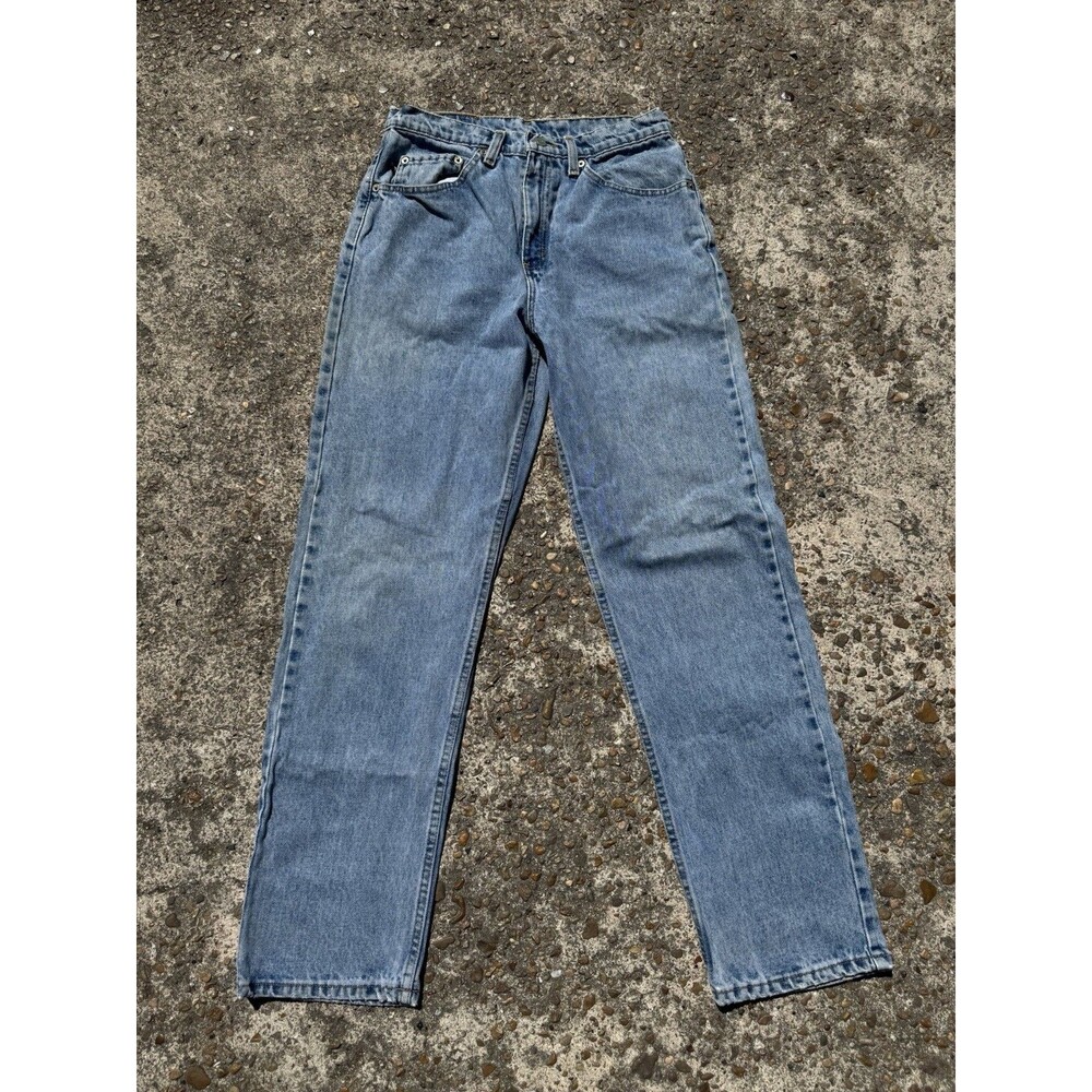 Polo Ralph Lauren Jeans Co Men 29x30 Y2K RL Big Relaxed Embroidered Flag VTG 90s